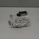 WISD Christmas Lights 43ft 200 LED Fairy String Lights with 12 Modes and Memory, Plug in String Lights for Indoor Outdoor Christmas Tree Home Garden Wedding Party Decoration, Pink+White