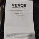 VEVOR Car Wheel Dolly, 6000 lbs/2722 kg Car Moving Cart with Brakes, Set of 4 Piece, Heavy-Duty Vehicle Dolly, Moving Cars, Trucks, Trailers, Motorcycles, and Boats