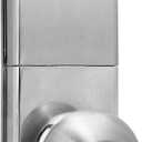 MiLocks CKK-02SN Titan Keyless Entry Door Lock - Deadbolt Smart Door Knob Handle with Backlit Electronic Keypad, Adjustable Latch and Audible Tones for Interior Front Doors & More, Satin Nickle