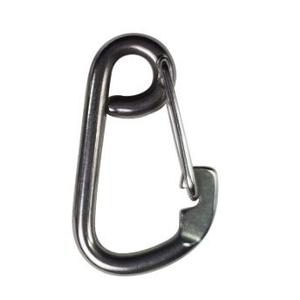 SandShark Premium Anchor Bungee Dock Line. 1pc Carabiner Clip 5/16" inch (8mm) Stainless Steel 316 Marine Grade Safety Clip, Spring Hook, Rope Buckle Lock
