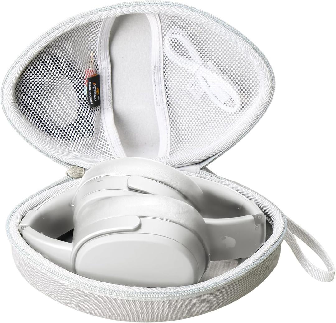 Aproca Headphones Case Compatible with Skullcandy Crusher/Artix CL750 / AILIHEN C8 Over-Ear Wireless Bluetooth Headphones and Accessories (Case Only)-Grey