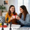 3 Pcs Thinker Statue. See No Evil Hear No Evil Speak No Evil Small Shelf Decor. Abstract Art Sculptures for Bedroom Bookshelf Coffee Table Decor for Living Room.Gifts for Women (Black)