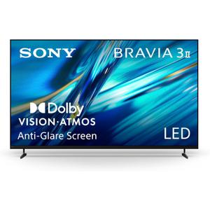 Sony 65 Inch BRAVIA 3 II LED 4K HDR Smart Google TV with Gemini K-65XR30M2