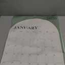 Large Calendar 2026 with Spiral Bound - 18 Month Big Calendar from January 2026 to June 2027, Vertical Large Monthly Calendario 2026 for Wall, 22" x 17", Green