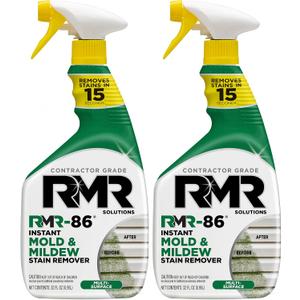 RMR-86 Instant Mold and Mildew Stain Remover Spray - Scrub Free Formula, 2 Pack - 32 oz