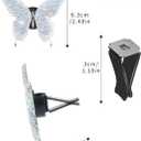 Dotesy 2 Pack Bling Bling Butterfly Air Vent Clips Crystal Butterfly Car Air Fresheners Vent Clips Diamond Cute Car Interior Decor for Women (Blue)