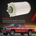 6.7L Cummins Fuel Filter Water Separator Compatible with 2007-2009 Dodge Ram 2500 3500 4500 5500 Diesel,Replaces 68061634AA, 5257768