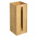 Bamboo Toilet Paper Holder perfect for toilet paper storage or general bathroom storage, a freestanding toilet paper holder handmade from biodegradable bamboo