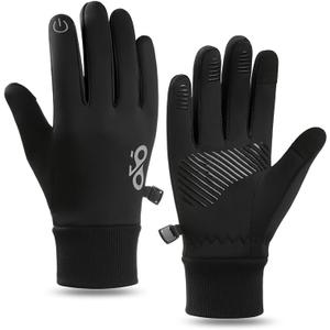 Kids Winter Warm Gloves - Touchscreen Thermal Water-Resistant for Boys Girls Running Cycling Football in Cold Weather (Pink, XL)