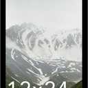 12x24 Picture Frame Black for Wall Mounting, Horizontal and Vertical Formats for Wall Hanging, Wood 12x24 Frame, Black, 1 Pack