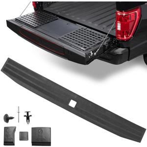 Jaronx Compatible with Ford F150 Tailgate Step Trim Cover 2021 2022 2023 2024 2025, Replace for ML3Z-9940602-A Top Center Flex Tailgate Molding Trim for Ford F150 Step Pad Molding Kit w/Release Button