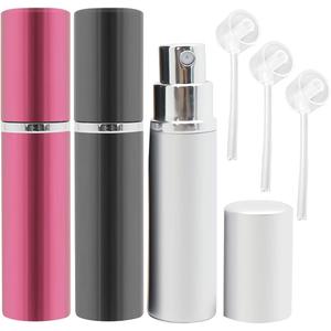 Pimoys 3pcs Perfume Atomizer Bottle, 10ML Travel Mini Refillable Atomizer Container Portable Empty Perfume Spray Bottle For Outdoor Travel