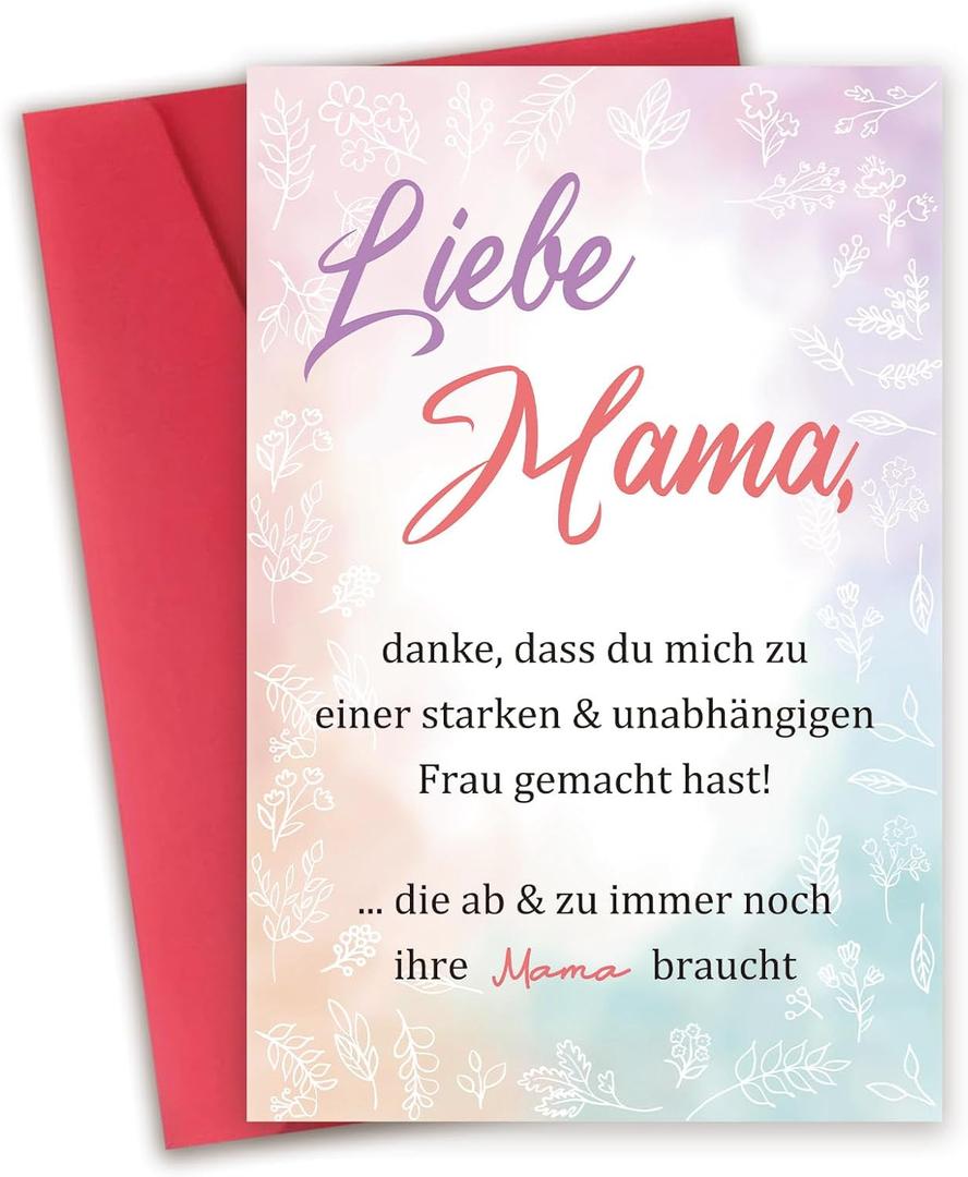 3 x Funny Mother's Day Card, Mother Gift from Daughter Son, Special Mothers Day Gift Cards, Thank You Mom