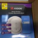 Kidde Smart Smoke and Carbon Monoxide Detector, Ring App Enabled for Real-Time Notifications, Hardwired Alarm, AA Backup Battery