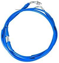 NIBBI High Performance Motorcycle Throttle Cable Adjustable GY6 Scooter Throttle Cable Flat Slide Carburetor Throttle Cable Red 185CM Fit Yamaha TaoTao Kymco SYM GY6 Scooter 125 150 Moped (blue)