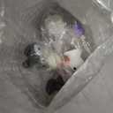 50PCS Miniature Christmas Figurines Set  Mini Resin Christmas Decorations with Snowflakes, Santa, Snowman, Tree, Gifts  Mini Resin Figures for Crafts, Dollhouse & Holiday Dcor