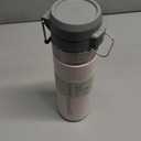 Stanley Quick Flip GO Water Bottle 24 oz | Push Button Lid | Leakproof and Packable for Travel and Sports | Insulated Stainless Steel | BPA-Free | Rose Quartz