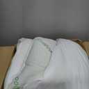 Ultra Soft Queen Size Mattress Topper - Viscose Made from Bamboo Pillow Top Mattress Pad for Back Pain Relief - Naturally Cooling for Hot Sleepers, Green