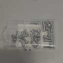 159 Pieces M6 Screw, Button Head Socket Cap Metric Screws Assortment Kit, 304 Stainless Steel Bolts and Washers/Nuts/Hex Wrenches M6*8/12/16/20/25/30/35mm