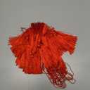 Creatrill 100 Pcs Red Mini Tassels 13cm/5 Inch with Loops for Bookmarks, Jewelry Making, DIY Projects