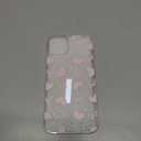 ZTOFERA for iPhone 14 Plus/15 Plus Case Glitter,Cute Clear Ribbon Bow Tie Aesthetic Phone Case,Sparkly Bling Trendy Soft Shockproof Protective Phone Cover for Women Girls,Light Pink