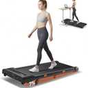 Cybergoing T10 Walking Pad Treadmill with Bosch® Motor, Under Desk Treadmill, Fixed 7% Manual Incline, Up to 4 MPH, 2.5HP, 300lb Capacity, App + Remote, 15"x36" Belt, Treadmills for Home