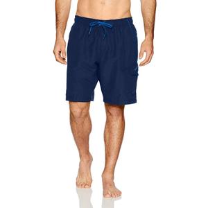 Speedo mens Swim Trunk Knee Length Marina ii volley 20 , Speedo Navy, Large US