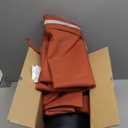 Favoyard Outdoor Seat Cushion Set 24 x 24 Inch Waterproof & Fade Resistant Patio Furniture Cushions with Removable Cover Deep Seat & Back Cushion with Tie Straps for Chair Sofa Couch (Spice)