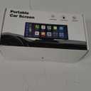 10.26" Apple Carplay Screen for Car, Portable Wireless Apple Carplay & Android Auto with 4K Dash Cam and 1080p Backup Camera, Car Audio Receivers GPS Navigation, Voice Control,Bluetooth,Mirror Link, FM