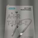 Air Tube Bluetooth Headphones with LED Battery Display,EMF Free Neckband Wireless Earbuds with 25H Playtime,HD Bass Airtube Headphone Emf Free with Mic And Controls,Airtube Earbuds For Sleep,Work,Gym