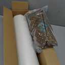 HAJDCUTC Outdoor Bench Cushion Waterproof, Bench Cushions for Outdoor Furniture, Patio Porch Swing Replacement Seat Pad with Ties for Garden Backyard, 48 x 18 Inch Brown Flowers