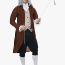 California Costumes mens Benjamin Franklin - Colonial Man - Adult Costume Size Medium