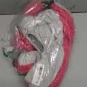 SUNFURA Full Body Dog Coat - Warm Fleece Jacket for Medium Dogs, Turtleneck Winter Coats with Harness, Reflective Dog Snowsuit Windproof Puffer Jackets with Legs for Boston Terrier, Hot Pink M