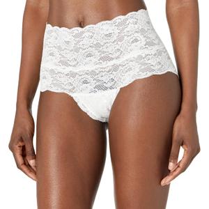 Cosabella Women's High Rise Bikini Briefs (White, M)