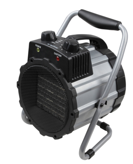 ProFusion Portable Ceramic Utility Heater with Thermostat — 1,500 Watt, 5,200 BTU, Model# FH16P-BM