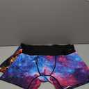 3 Pack Men's Novelty Boxer Briefs Funny Boxer Shorts Hilarious Gag Gifts Christmas Underwear for Men No Fly XL Color: 02-purple Star/Cyan Star/Color Smoke