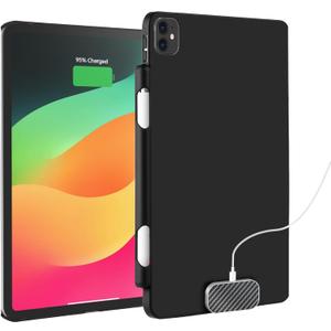 Pad Pro 11 Inch Case, Magnetic Wireless-Like Charging Case for Pad Pro 11 (1st/2nd/3rd/4th) & Pad Air 11 (M2/M3) & Pad Air 10.9 (4th/5th), Magic Keyboard Compatible Support iPencil 2