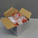 Patelai 36 Pcs Christmas Drink Balls Clear Shot Glass Ornaments Christmas Tree Fillable Ornaments Plastic Xmas Water Bottle Bulbs for Holiday Party Decorations Indoor Outdoor(Bell,50 ml)