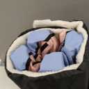 Lesure Soft Collapsible Dog Crate - 36 Inch Portable Travel Crate for Large Dogs Indoor & Outdoor, 4-Door Foldable Pet Kennel with Mesh Windows, Pink