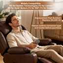 Upgraded 2 Button 5 Pin Lift Chair Remote Compatible with Golden Lift Chairs Kaidi Okin Dewert Power Recliners, Lighted Hand Control, Replace ZK1200-HC