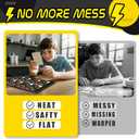 Trading Card Binder 4 Pocket,400 Pocket Card Collection Binder with 50 Removable Sleeves,PU Waterproof Top Card Book,3-Ring Zipper Collectible Trading Card Album for MTG/TCG/Card Holder Gift(Black) (Small)