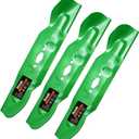 Blades Compatible with 54" Cub Cadet ZT1 ZT2 ZTS2 Zero-Turn Mower 742P05086 742-05086 Blades S Shape for Troy Bilt 490-110-C194 490-110-F194 (3 Pack,Green)