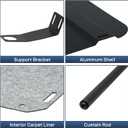 Van Headliner Shelf Fit for Mercedes Sprinter 2019-2025 Van with Curtain Rod, Carpet