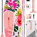 SLOOSH Inflatable Stand Up Paddle Board, 10'6" Inflatable Paddle Boards with Premium Accessories, Non-Slip EVA Deck, Ultra-Light Carry Bag Pump, Meander SUP for Youth & Adults