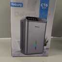 Dehumidifier for Basement (85 OZ, 800 sq ft) Quiet Dehumidifiers for Home, Auto Shut-Off, Sleep Mode, 3 Gear Timer(8H,16H,24H), Small Dehumidifier for Bedroom, Bathroom with Drain Hose (Black Gray)