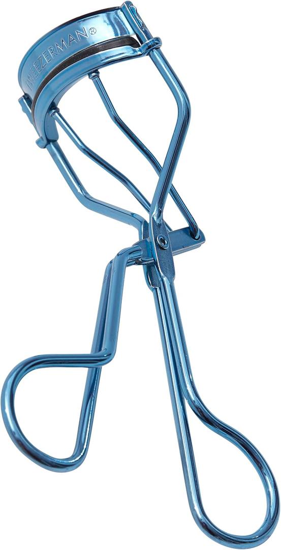 Tweezerman Classic Eyelash Curler (Bell Bottom Blue) - Lash Curler for All Eye Shapes