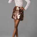 Women Lace Mesh Bow Top Long Sleeve Mock Neck See Through Shirt Polka Dot Embroidered Sheer Layering Tops (White, XL)