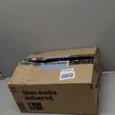 Stainless Steel Cat Litter Box, Odor Free Metal Litter Box with High Sides Lid, Open Top Low Entry Litter Pan Include Scoop Easy Cleaning Anti-Scratch Kitty Cat Box Anti-Urine Leakage, Non-Sticky, M (Light Grey(17.5 in))