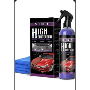 Pack of 9 Newbeeoo Car Coating Spray, High Protection 3 in 1 Spray, 3 in 1 High Protection Quick Car Ceramic Coating Spray, 3-in-1 High Protection Car Spray