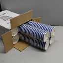 Lamosi 120 Pack 8 oz Disposable Coffee Cups, Insulated Corrugated Paper Cups, Kraft Ripple Wall Cups for Hot Beverage or Cold Drinks Office/Home/Party/Travel/Cafe (Navy)